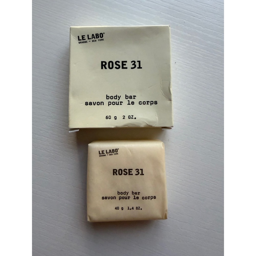 Le Labo Rose 31‎ Body Bar Soap Bundle (2) | Fairmont Hotel | New